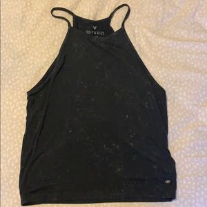 American Eagle tank/crop top rye dye